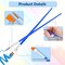 100 Pcs Small Paint Brushes Bulk, Paint Brushes for Kids Acrylic Paint Brushes Set with Flat and Round Pointed Paint Brushes Craft Paint Brushes for Classroom Watercolor Canvas Face Painting